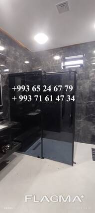 Dürli görnüşdäki berk we çydamly duş kabinalary we witražlary ýasap gurnap berýäris