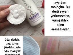 Faberlic OXIOLOGY Gurak ýüzler üçin makiýažy ýeňillik bilen aýyrman moloçko.