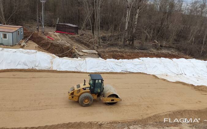 Геоспан ТНПЭ 100/50 кН Тканый геотекстиль из прочных полиэфирных нитей