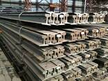 Steel rail railway type r43 used in plant for crane tracks - фото 2
