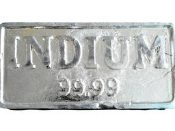 Indiý ingots | metal indium markasy InOO GOST 10297-94