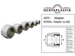 Полипропиленовые трубы и фитинги PPR от завода Derýaplastik